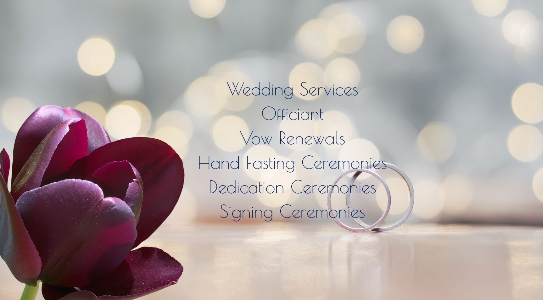 Rev. Suzanne L Peat, Wedding Services, Planning and Design, Officiant, Minister